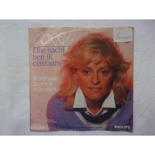 Corry - Elke nacht ben ik eenzaam