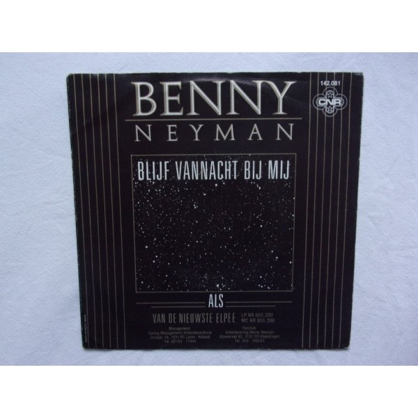 Benny Neyman - Blijf vannacht bij mij