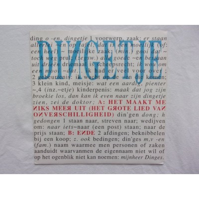 Dingetje - Het maakt me niks meer uit