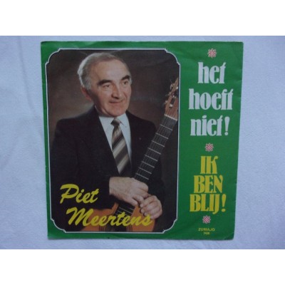 Piet Meertens - Het hoeft niet