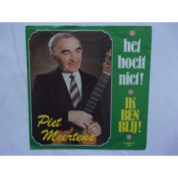 Piet Meertens - Het hoeft niet