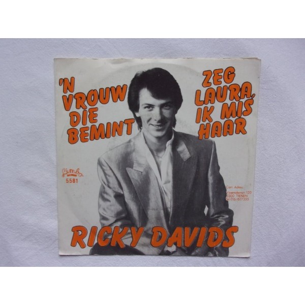 Ricky Davids - Zeg Laura ik mis haar