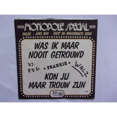 Frankie - Was ik maar nooit getrouwd