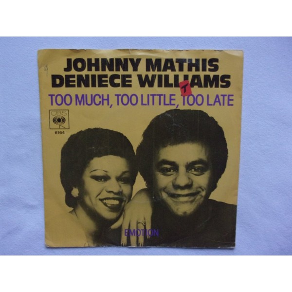 Johnny Mathis & Deniece Williams - Too much too little too late