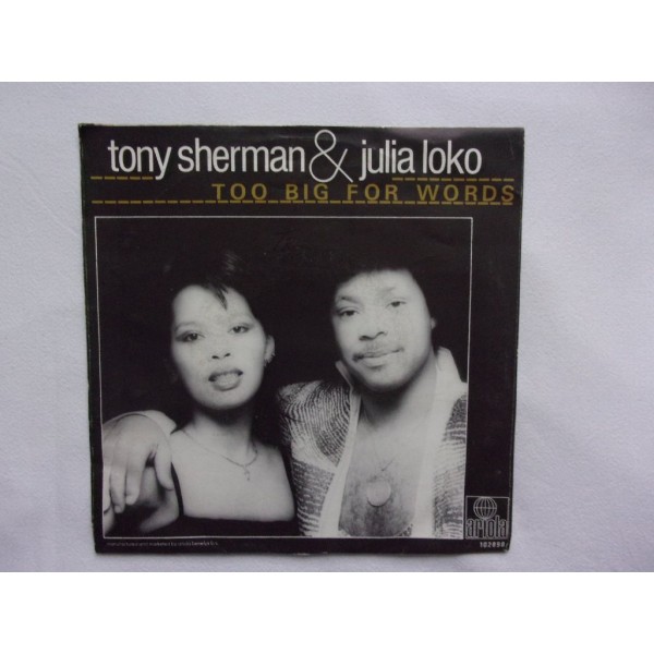 Tony Sherman & Julia Loko - Too big for words