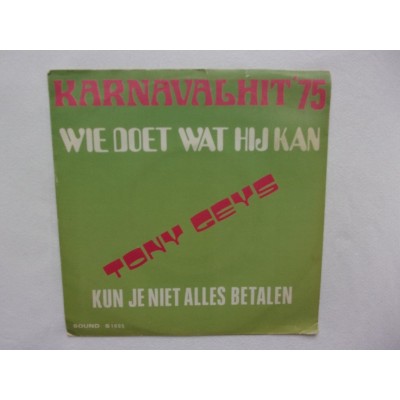 Tony Geys - Wie doet wat hij kan
