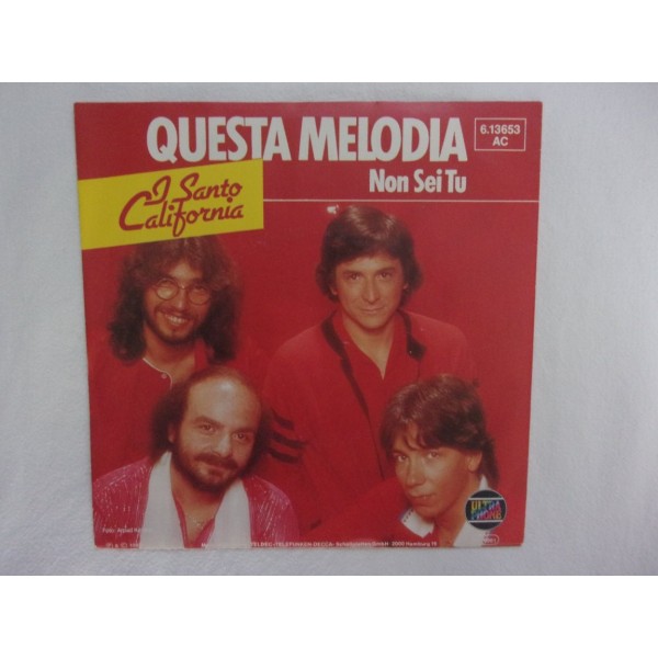 Questa melodia - I santo california