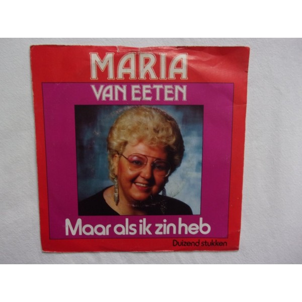 Maria van Eeten - Maar als ik zin heb