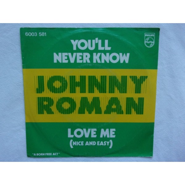Johnny roman - You'll never know