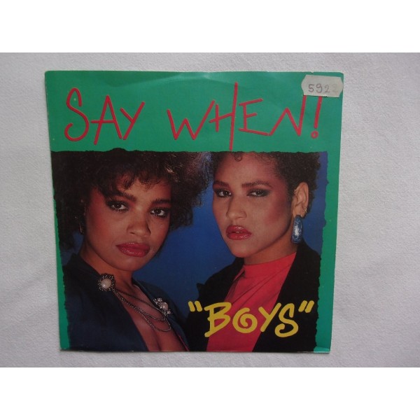 Say When - Boys