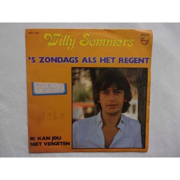 Willy Sommers - S zondags als het regent