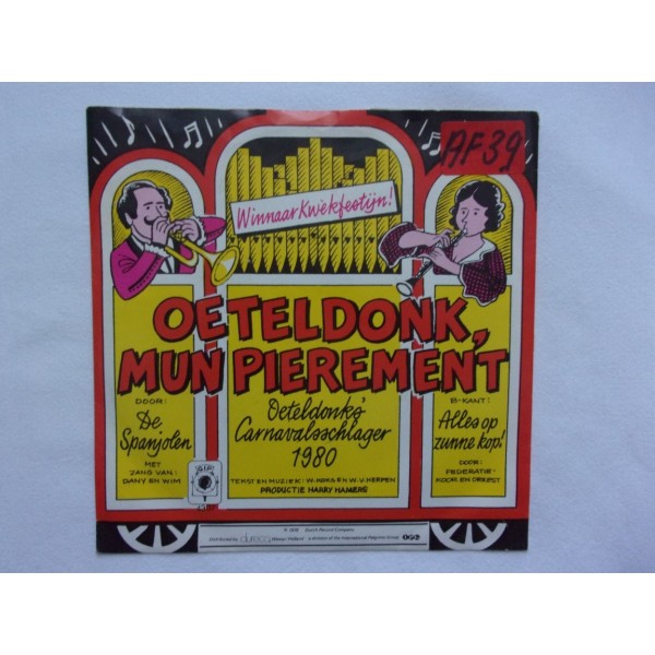 De Spanjolen & ferderatie orkest - Oeteldonk mijn pierement