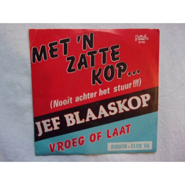 Jef Blaaskop - Met een zatte kop
