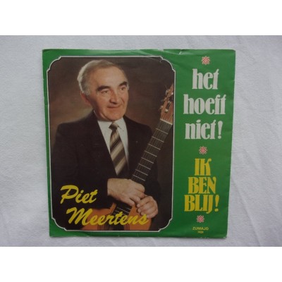 Piet Meertens - Het hoeft niet