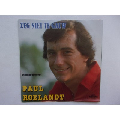 Paul Roelandt - Zeg niet te gauw