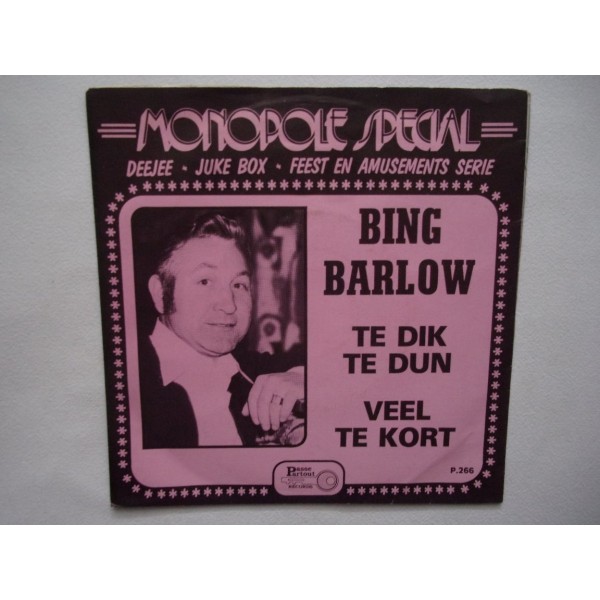 Bing Barlow - Veel te kort