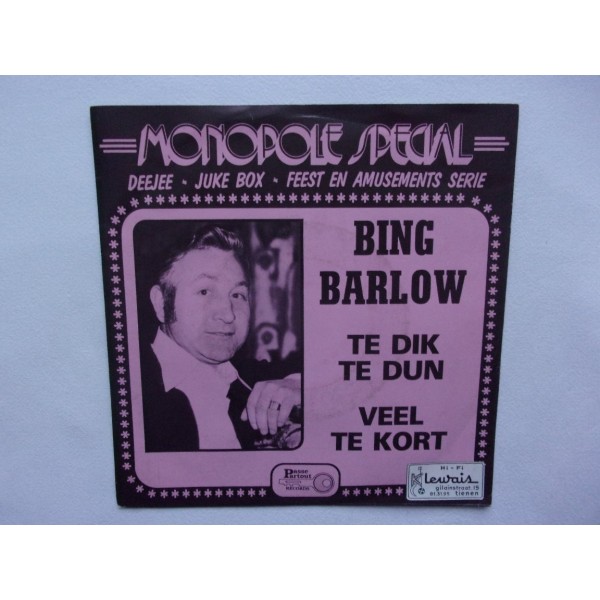 Bing Barlow - Veel te kort