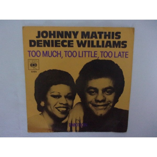 Johnny Mathis & Deniece Williams - Too much too little too late